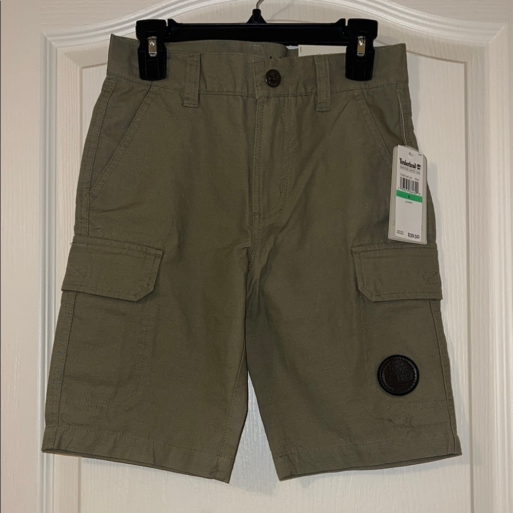 Boys Timberland 8 Olive Cargo‎ Shorts